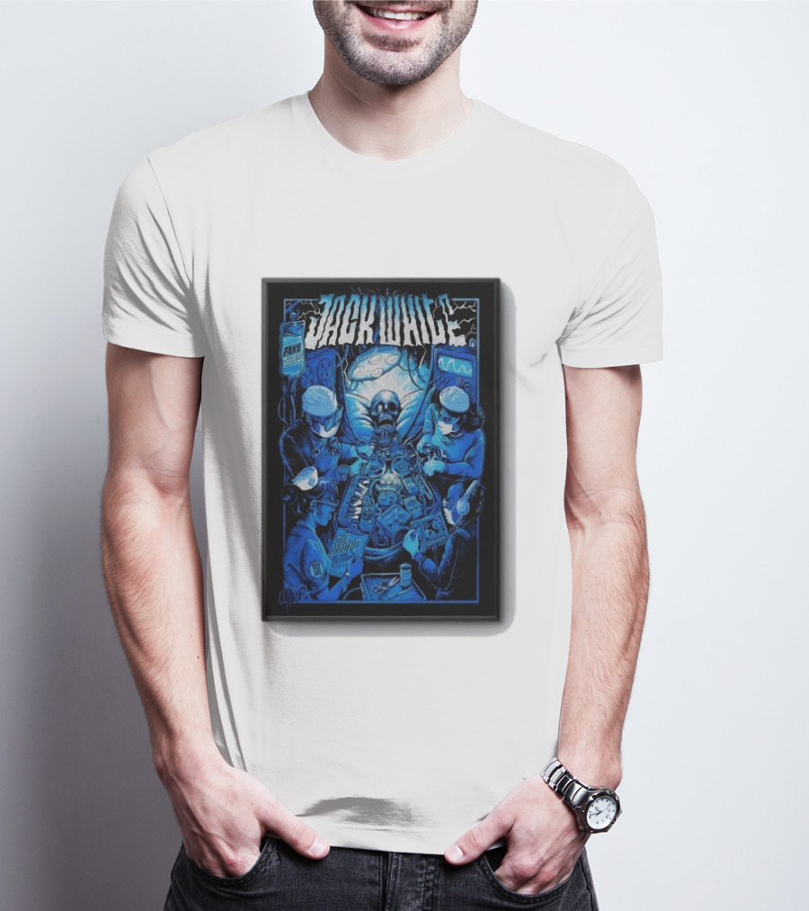 Jack White Del Mar CA 9 30 2026 Fake Blues Touring Skeleton Surgeons T-Shirt