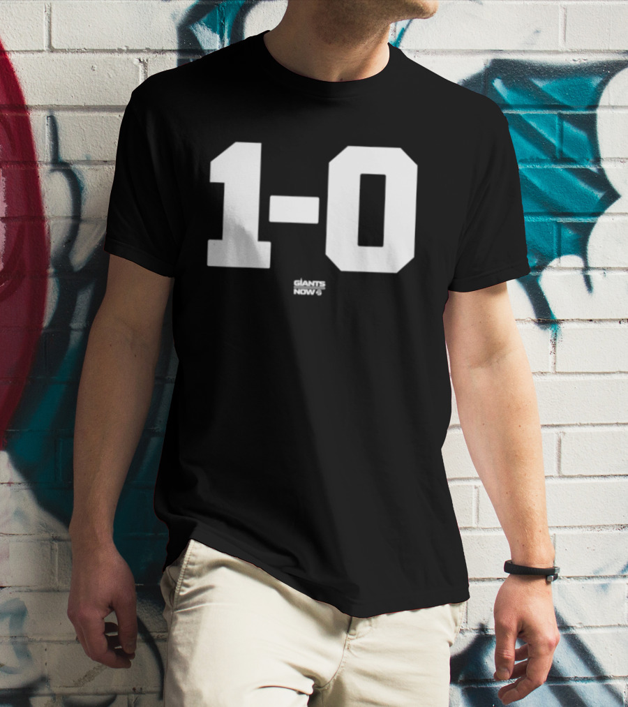 1 0 Score New York Giants John Harbaugh T-Shirt