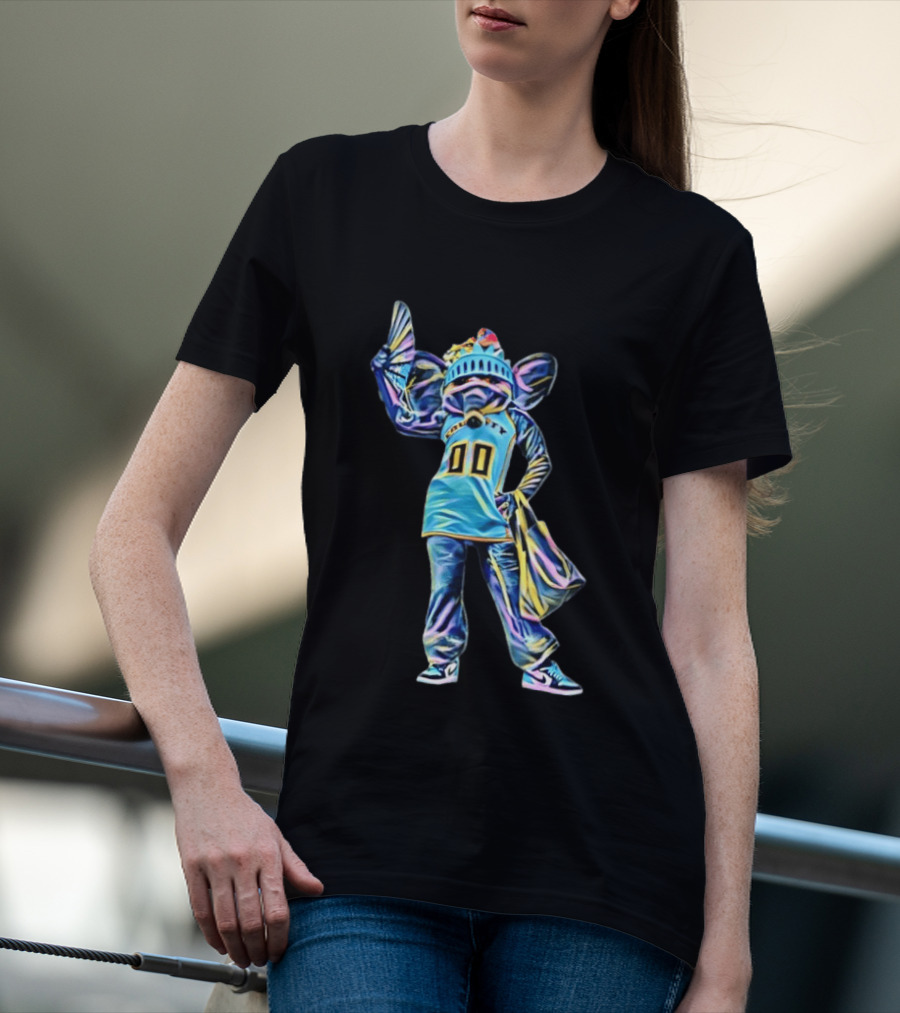Ellie The Elephant Statue Of Liberty New York Basketball Team T-Shirt