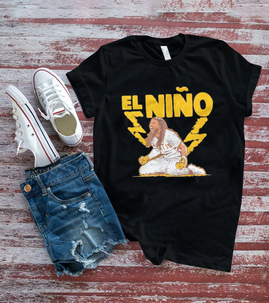 Fernando Tatis Jr El Niño San Diego Padres Stole Home Lightning T-Shirt