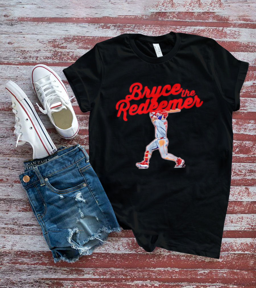 Bryce Harper The Redeemer Philadelphia Phillies Baseball T-Shirt