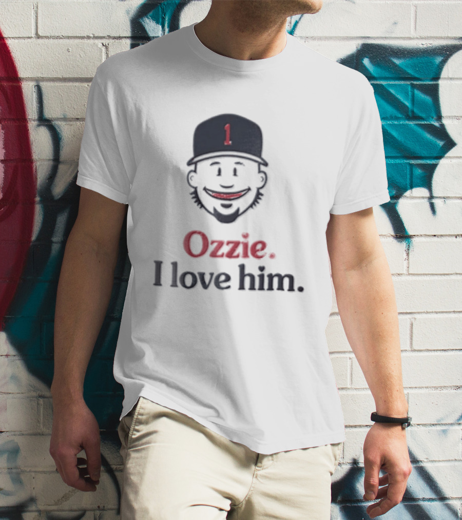 Atlanta Braves Ozzie Albies I Love Him 1 MLB Fan Favorite T-Shirt
