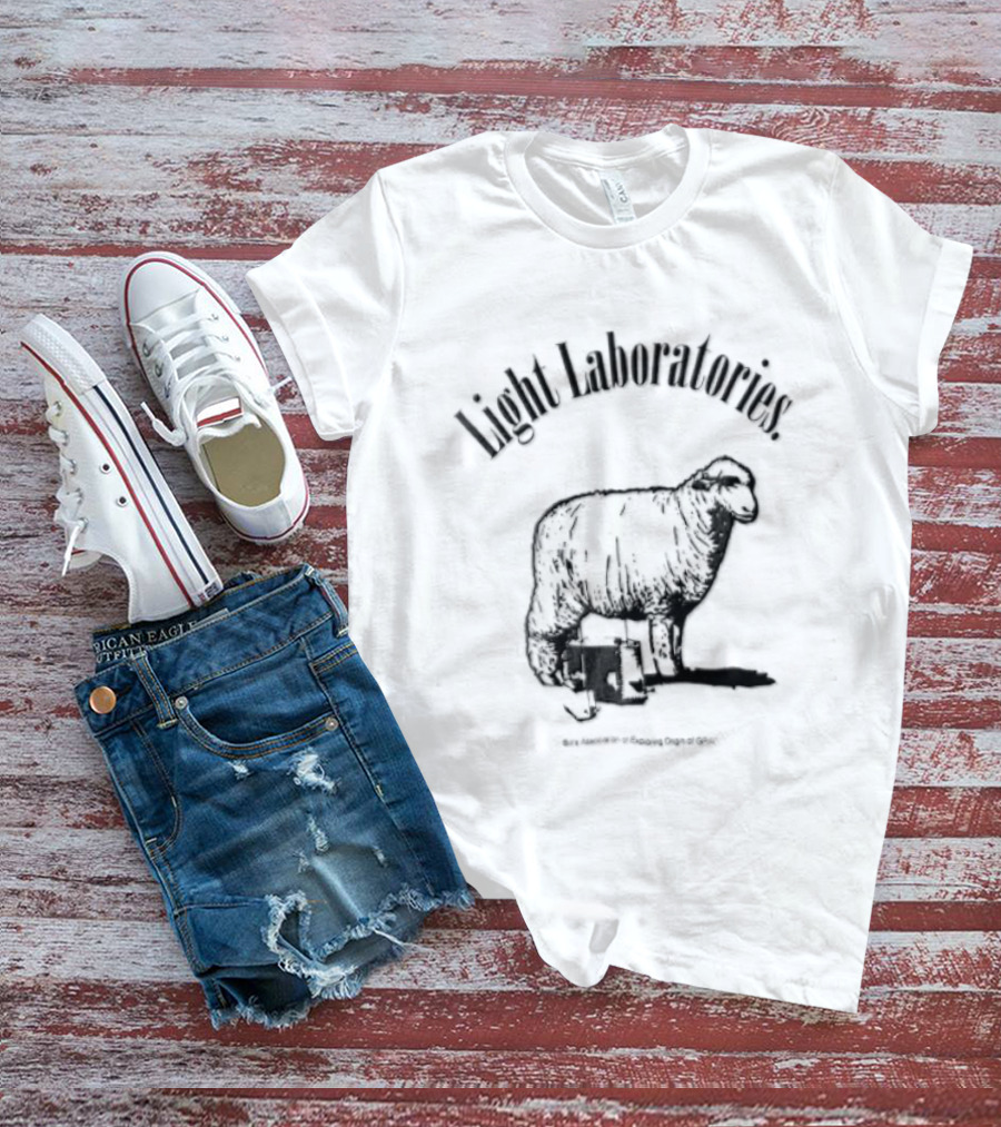 Light Laboratories Sheep Sketch Exploring Origin Of Grace T-Shirt