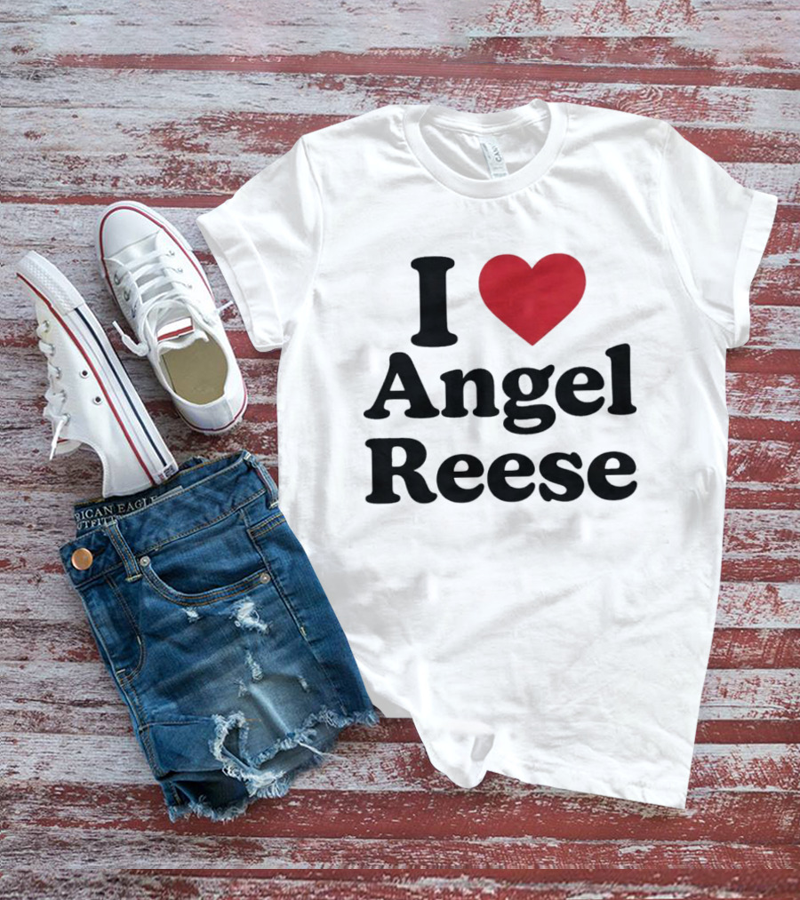I Heart Angel Reese 2026 Fan Appreciation T-Shirt