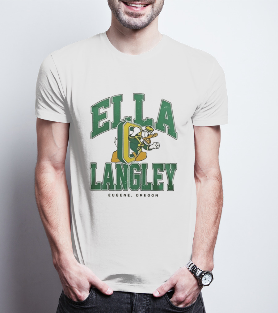 Ella Langley Oregon Ducks Eugene Collaboration T-Shirt