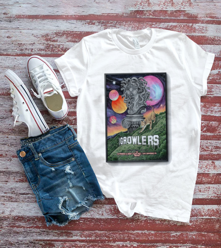 Los Growlers October 3 2026 Los Angeles Cosmic Event T-Shirt