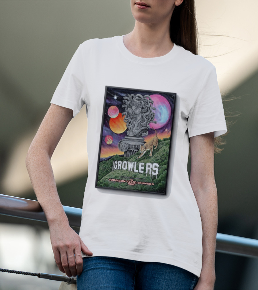 Los Growlers October 3 2026 Los Angeles Cosmic Event T-Shirt