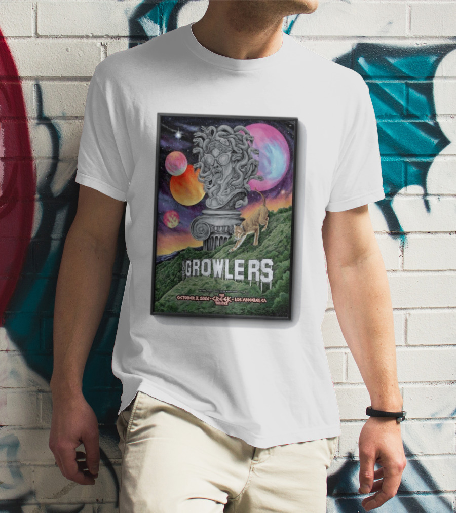 Los Growlers October 3 2026 Los Angeles Cosmic Event T-Shirt