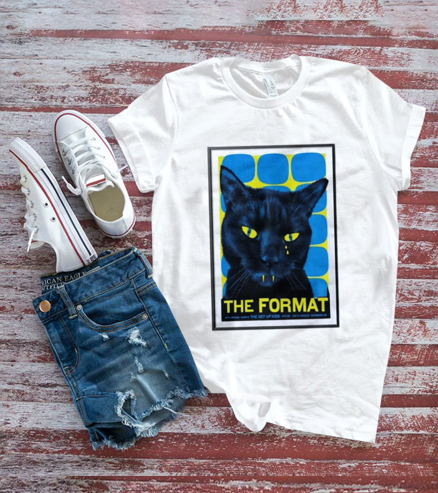 The Format With The Get Up Kids Cat's Cradle Carrboro NC 2026 Tour T-Shirt