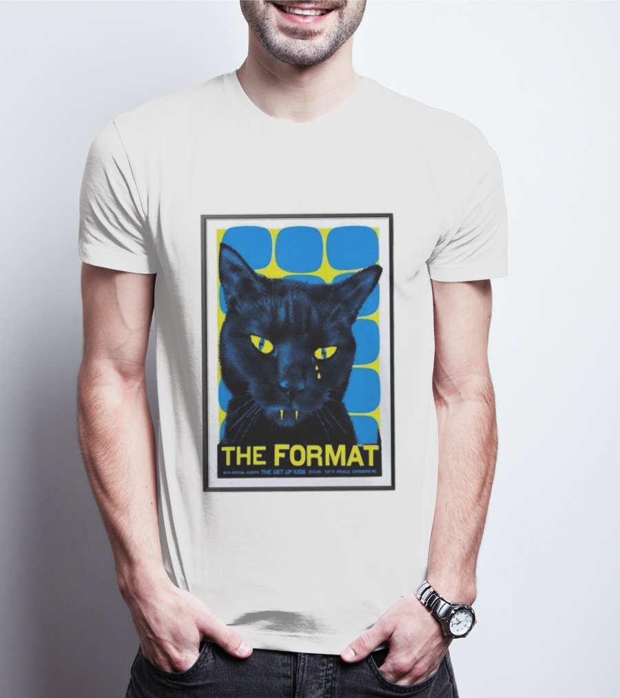 The Format With The Get Up Kids Cat's Cradle Carrboro NC 2026 Tour T-Shirt