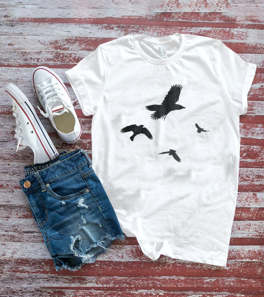 Shinedown Store Sound Of Madness Cream Crows T-Shirt
