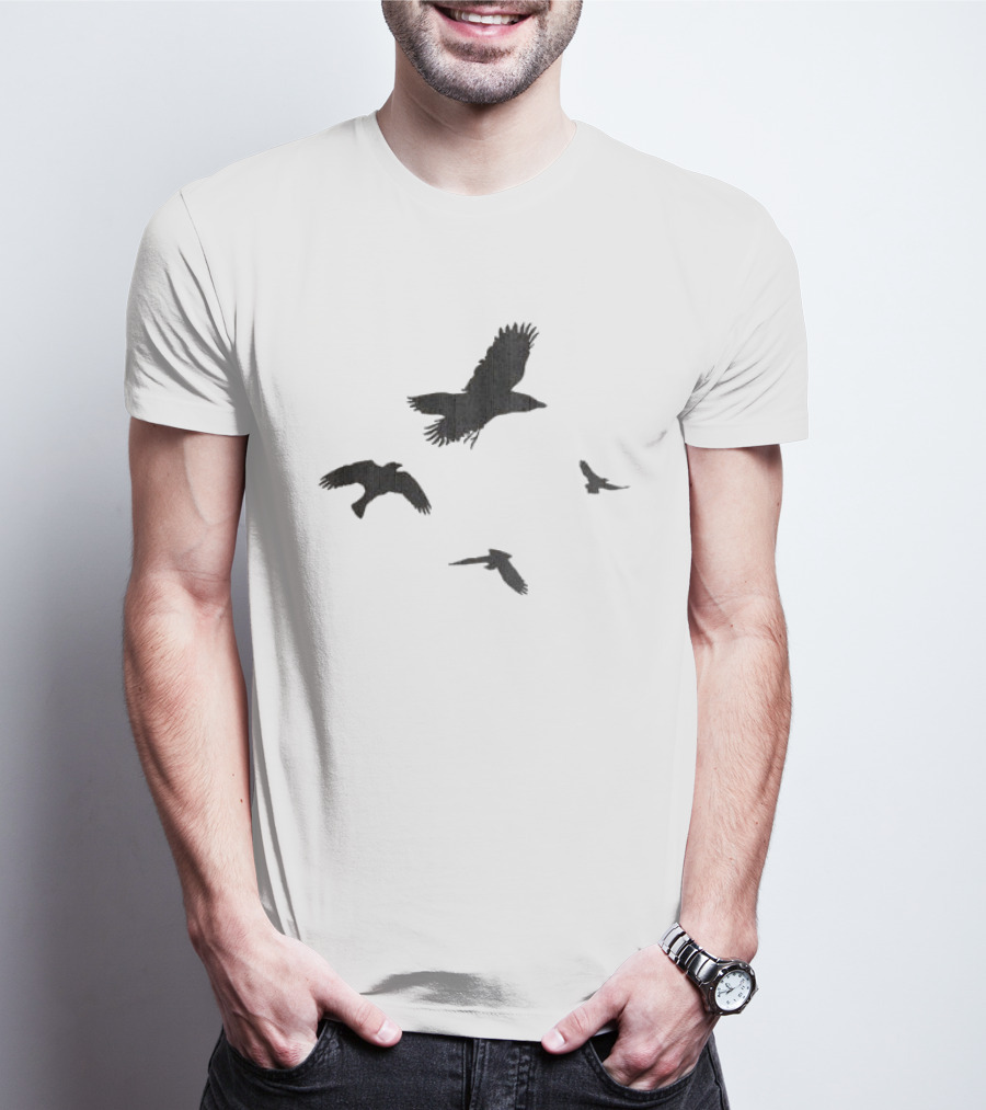 Shinedown Store Sound Of Madness Cream Crows T-Shirt