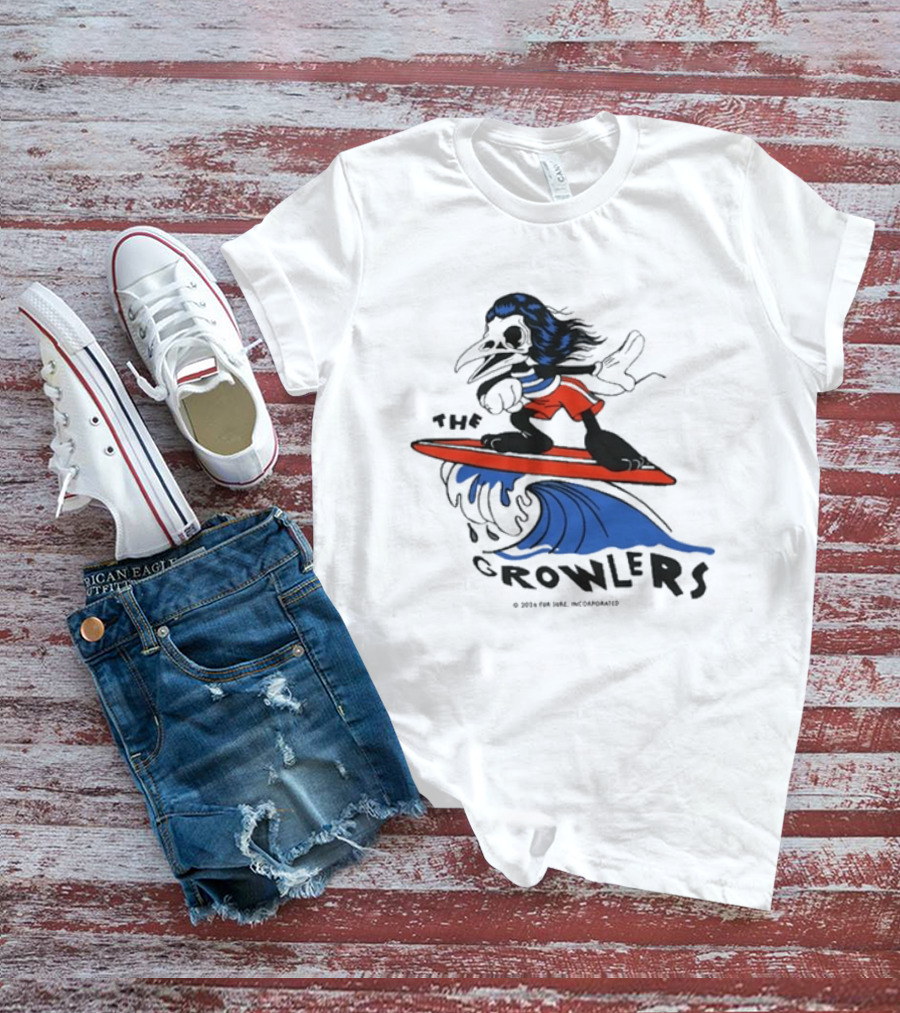 The Growlers Surfing Bird Character 2026 Tour Exclusive T-Shirt