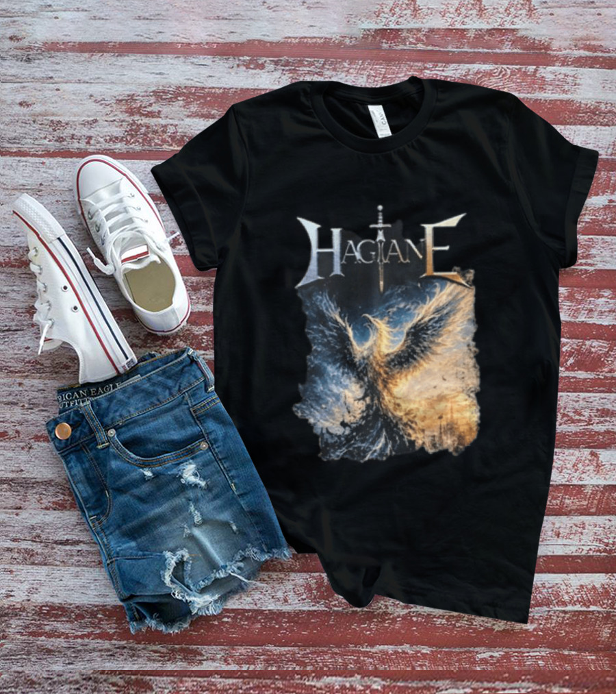 Hagane Sword And Phoenix Night T-Shirt