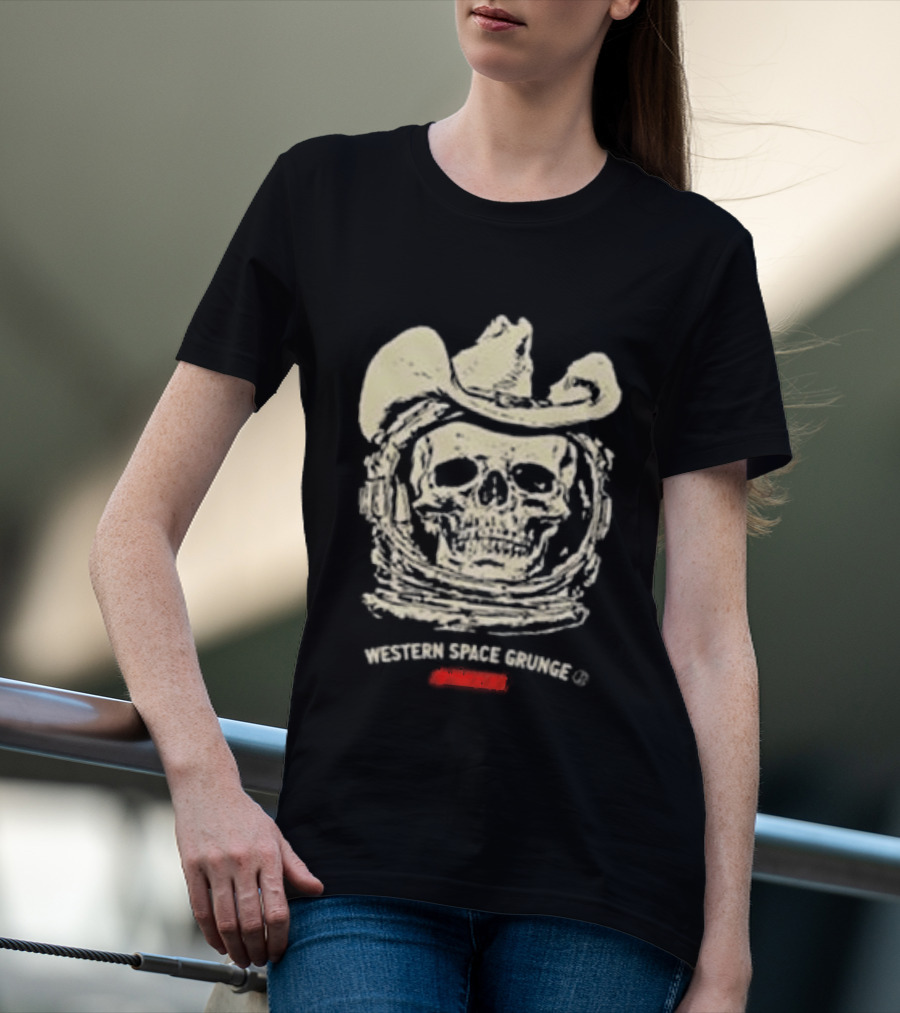 Dexter And The Moonrocks Skullboy Cowboy Hat T-Shirt