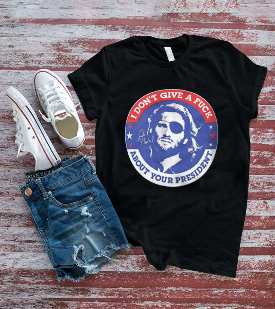 Escape From New York Snake Plissken I Don't Give A Fuck About Your President T-Shirt