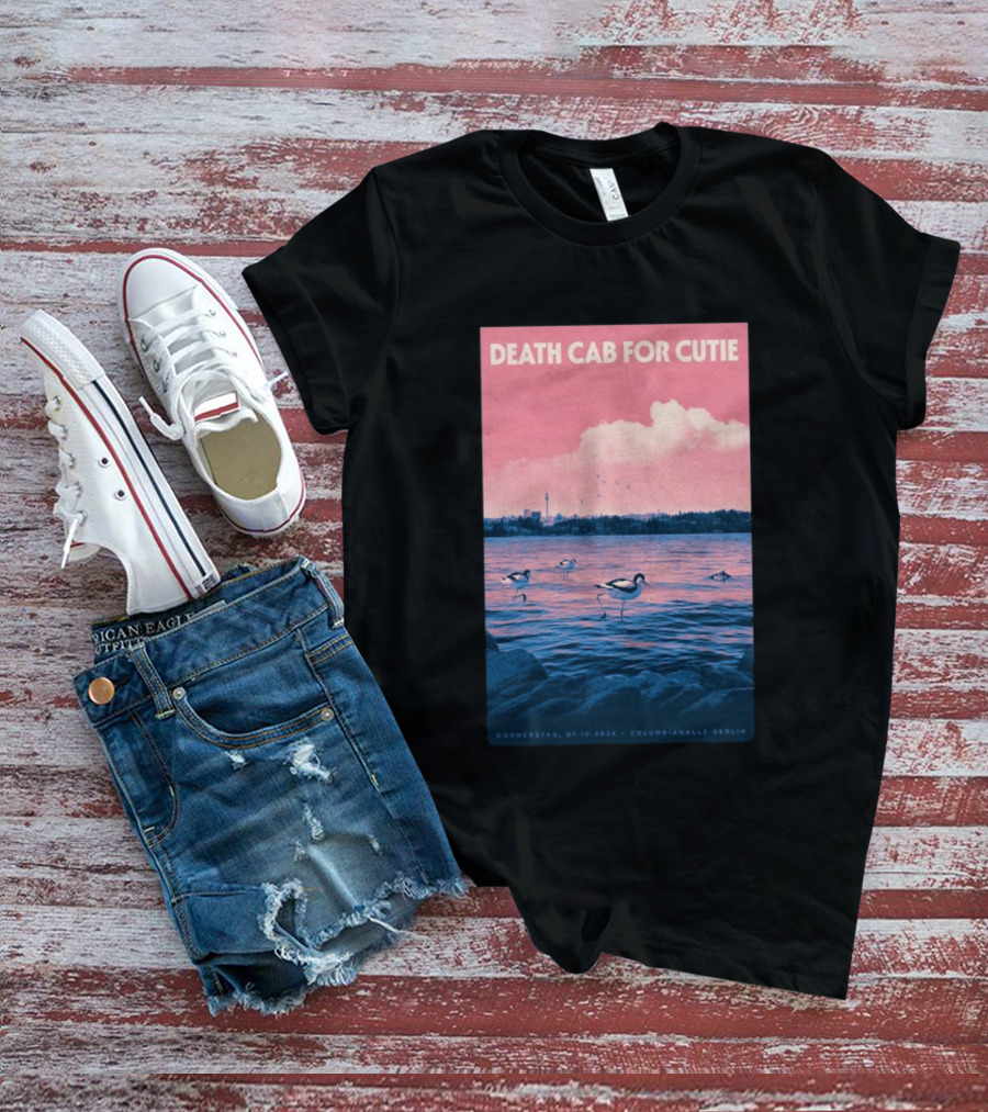 Death Cab For Cutie Columbiahalle Berlin Concert 2026 Donnerstag 01.10 Exclusive T-Shirt