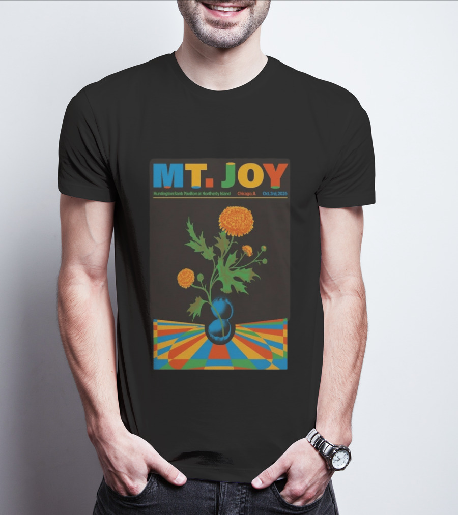 MT. JOY Huntington Bank Pavilion Northerly Island Chicago IL Oct 3 2026 Limited Edition T-Shirt