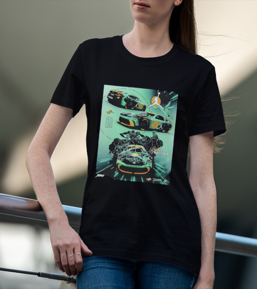 Tyler Reddick 45 Camry Jordan Monstars Las Vegas Racing T-Shirt