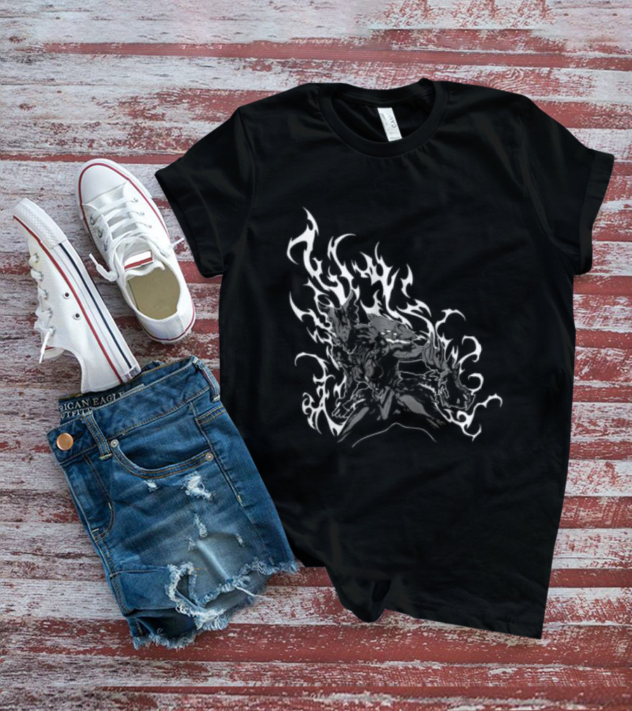 Warframe Store Conquera Voruna Heavyweight Flame T-Shirt