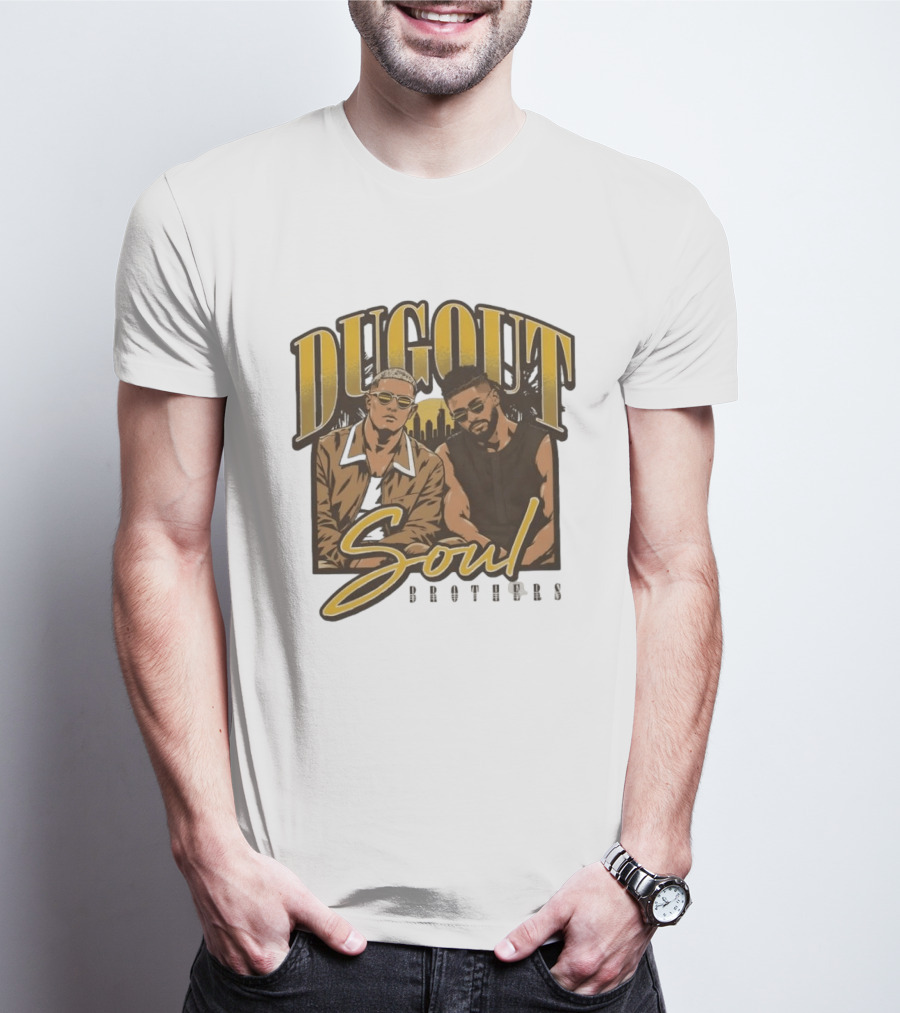 Dugout Soul Brothers Fernando Tatis Jr Manny Machado San Diego Padres T-Shirt