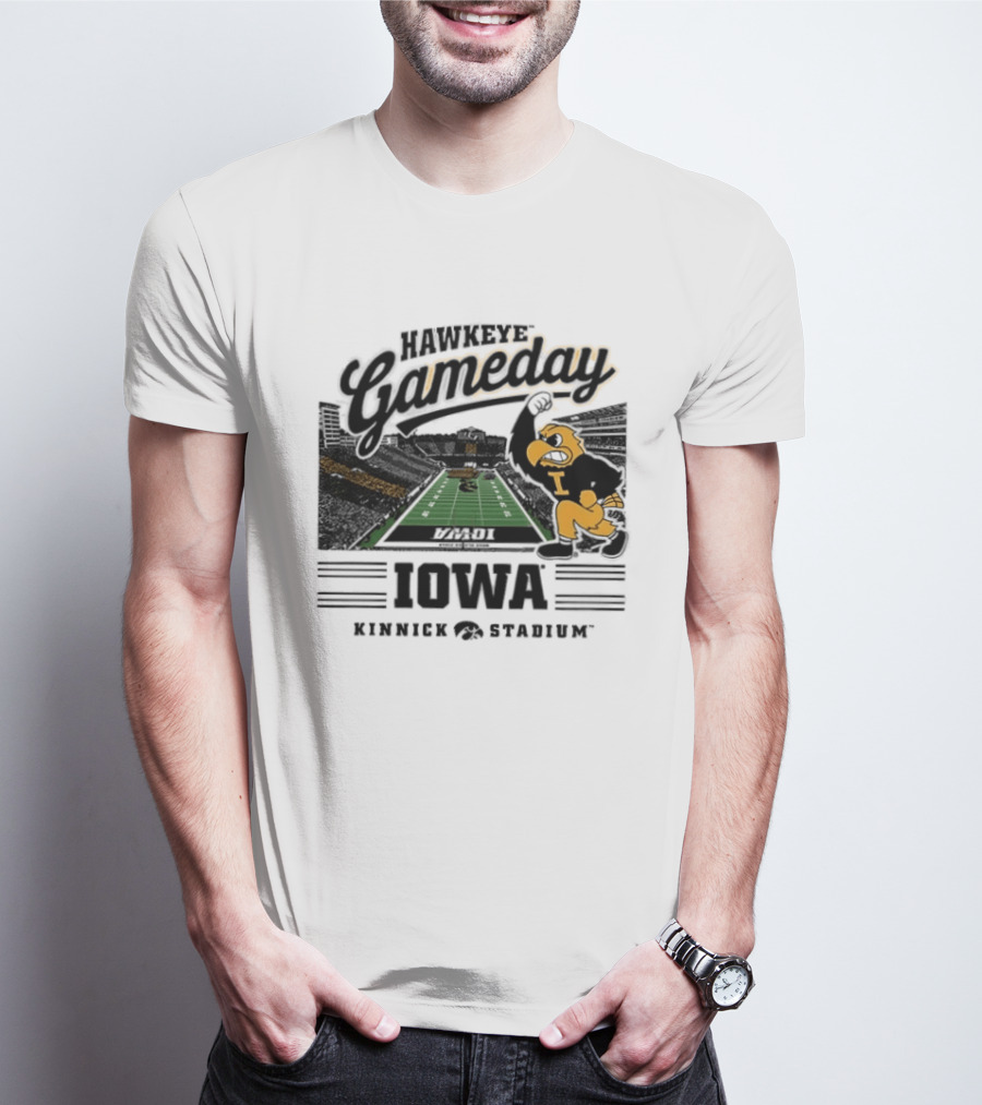Iowa Hawkeyes Vs Ohio State Buckeyes Gameday 2026 Kinnick Stadium T-Shirt