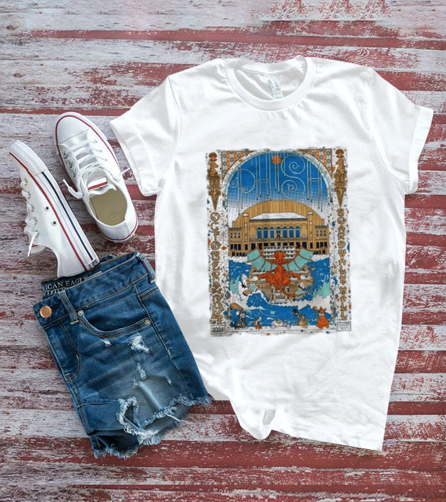 Phish October 2026 Atlantic City Jim Whelan Boardwalk Hall LE T-Shirt
