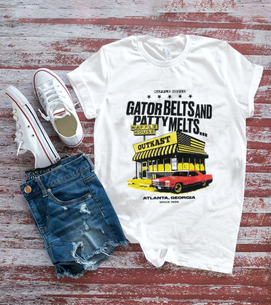 Gator Belts And Patty Melts Outkast Waffle House Atlanta Georgia 1995 T-Shirt