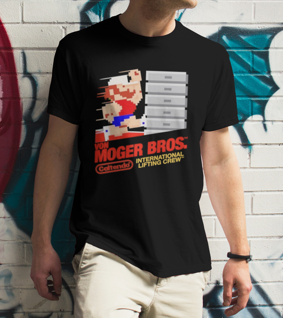 Calum Von Moger Bros Caltendo International Lifting Crew T-Shirt