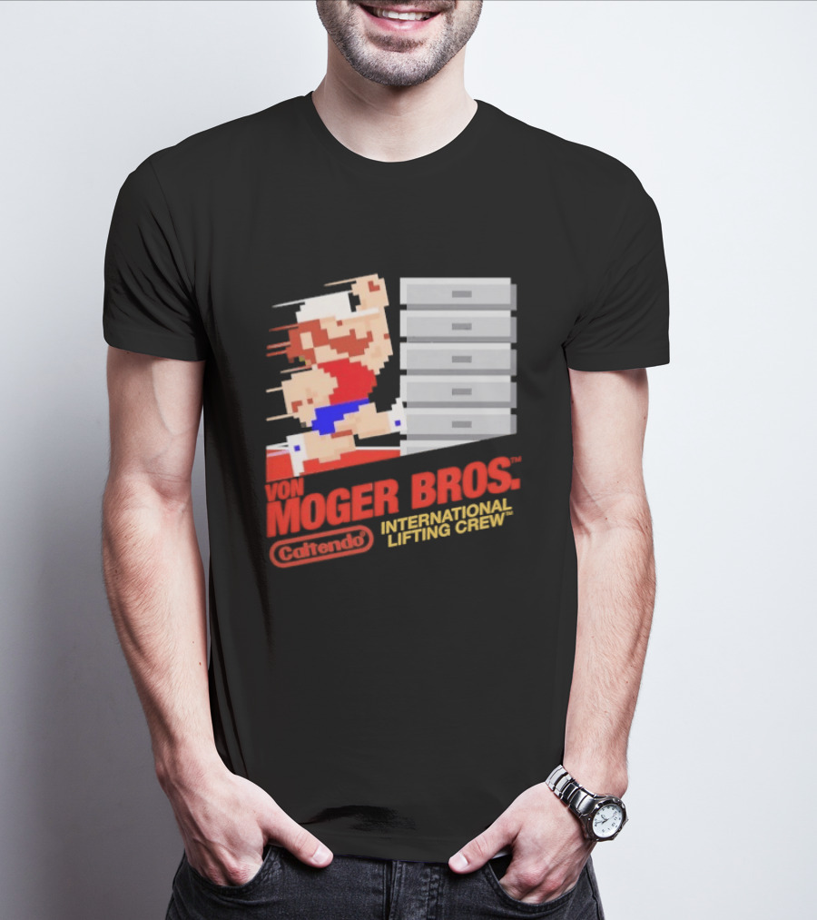 Calum Von Moger Bros Caltendo International Lifting Crew T-Shirt