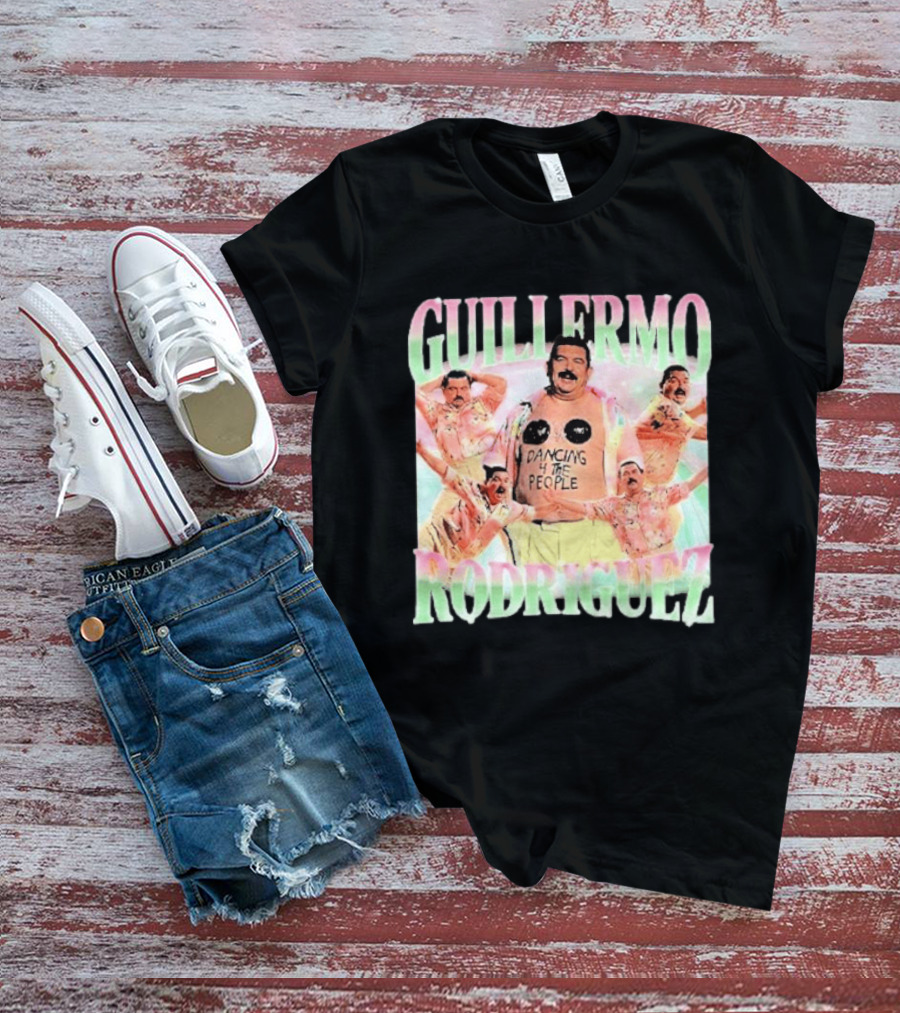 Guillermo Rodriguez Dancing 4 The People Vibrant Pose Collage T-Shirt