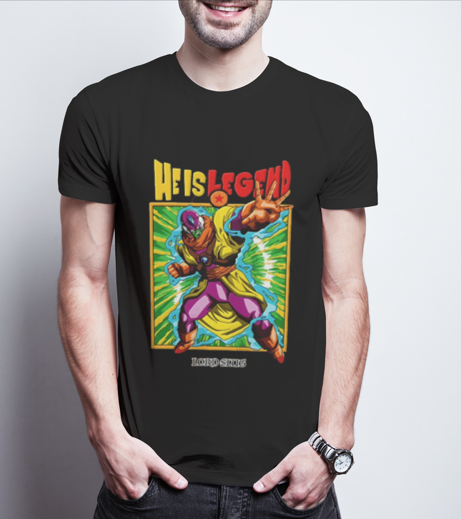He Is Legend Lord Slug Anime Character Power Pose T-Shirt