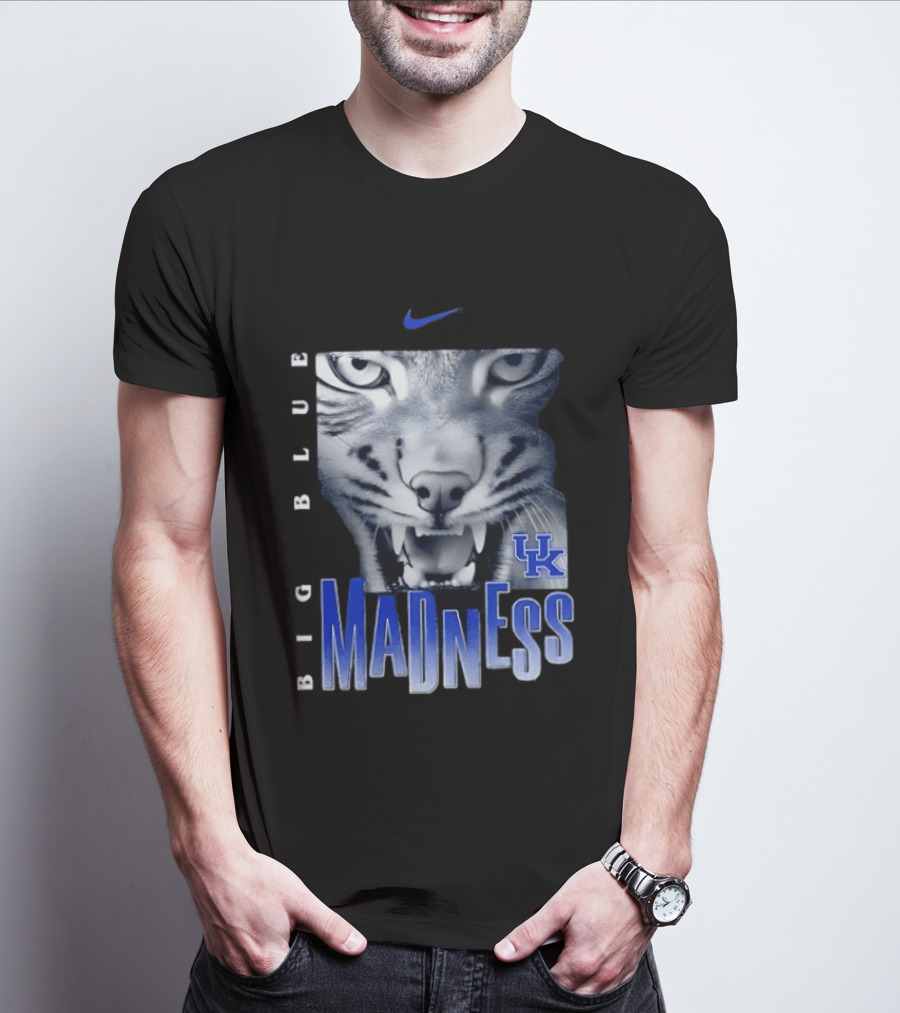 Kentucky Wildcats Big Blue Madness UK Nike Big Head T-Shirt