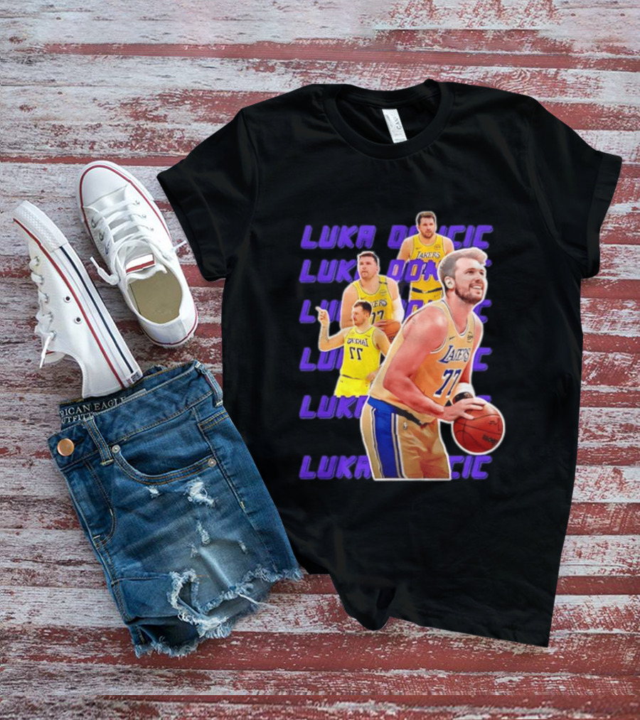 Luka Doncic Los Angeles Lakers 2026 Basketball Player 77 T-Shirt