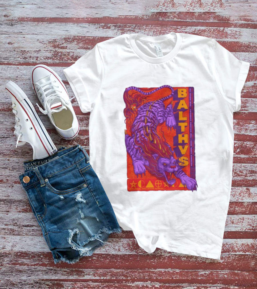 Balthvs San Diego October 22 2026 Featuring Richard Houghten Vibrant Lion T-Shirt