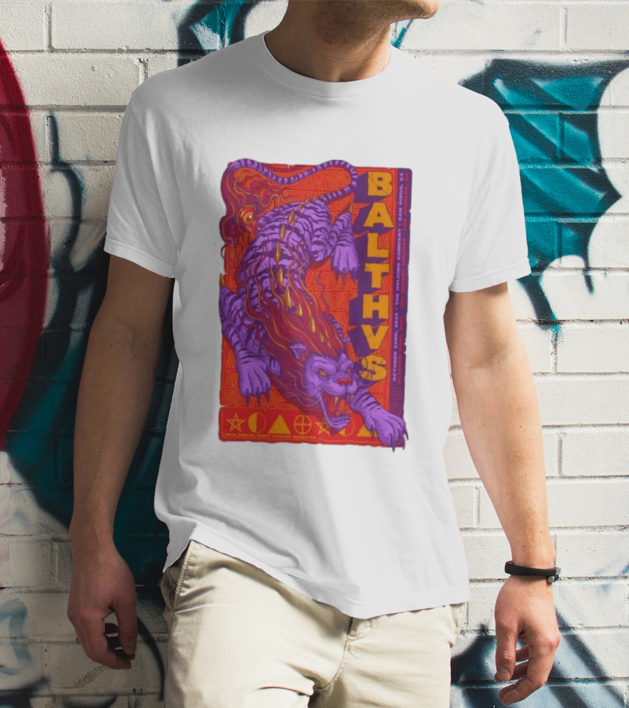 Balthvs San Diego October 22 2026 Featuring Richard Houghten Vibrant Lion T-Shirt