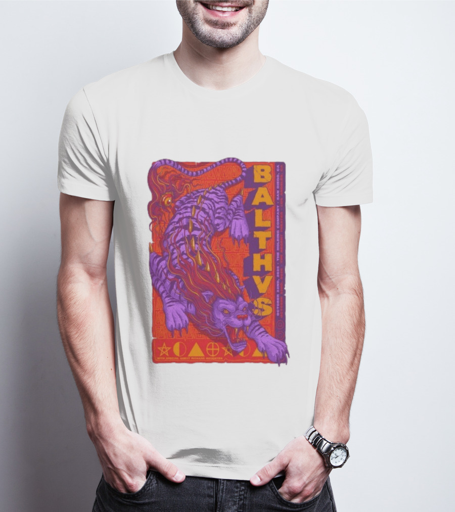 Balthvs San Diego October 22 2026 Featuring Richard Houghten Vibrant Lion T-Shirt