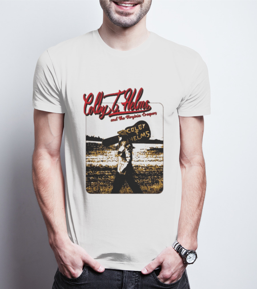 Colby Helms And The Virginia Creepers Travelin' Man Acoustic Journey T-Shirt