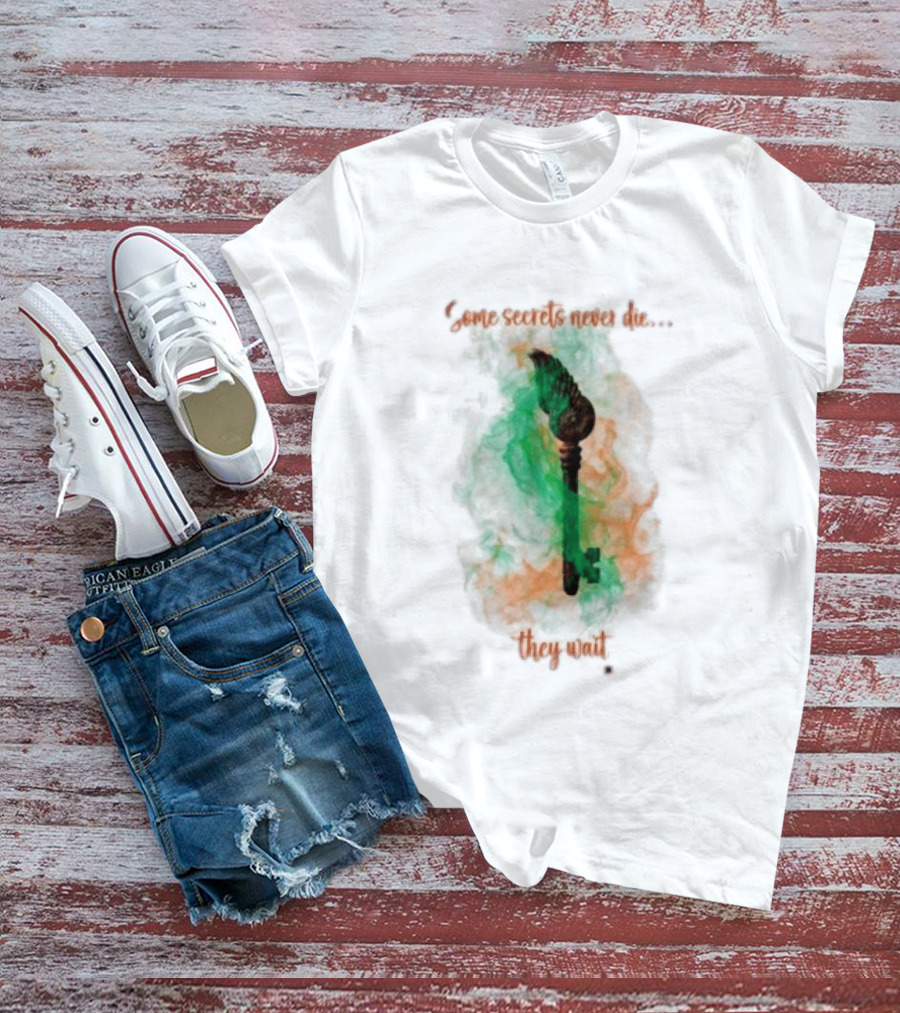 Detroit Red Wings The Witch Freida McFadden Some Secrets Never Die They Wait Mystical Key T-Shirt