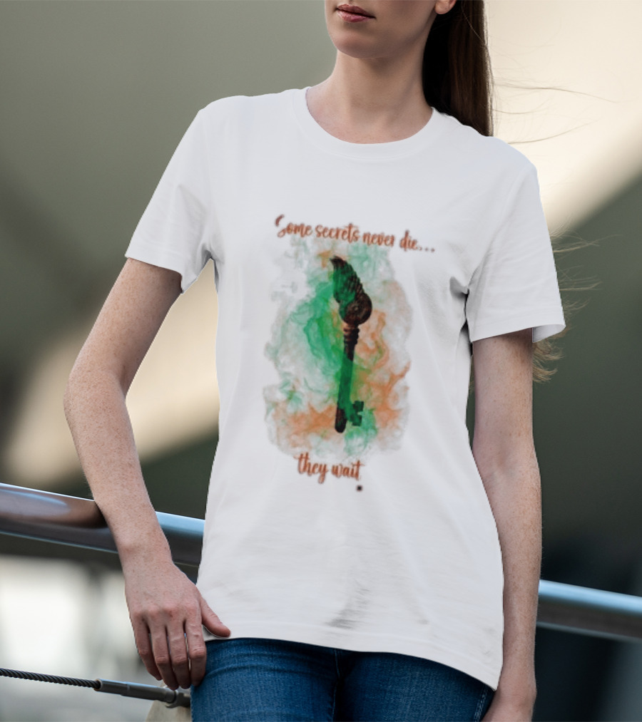 Detroit Red Wings The Witch Freida McFadden Some Secrets Never Die They Wait Mystical Key T-Shirt