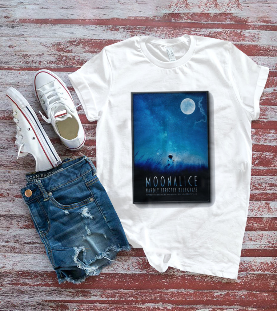 Original Moonalice Hardly Strictly Bluegrass October 3 2026 Golden Gate Park San Francisco CA T-Shirt