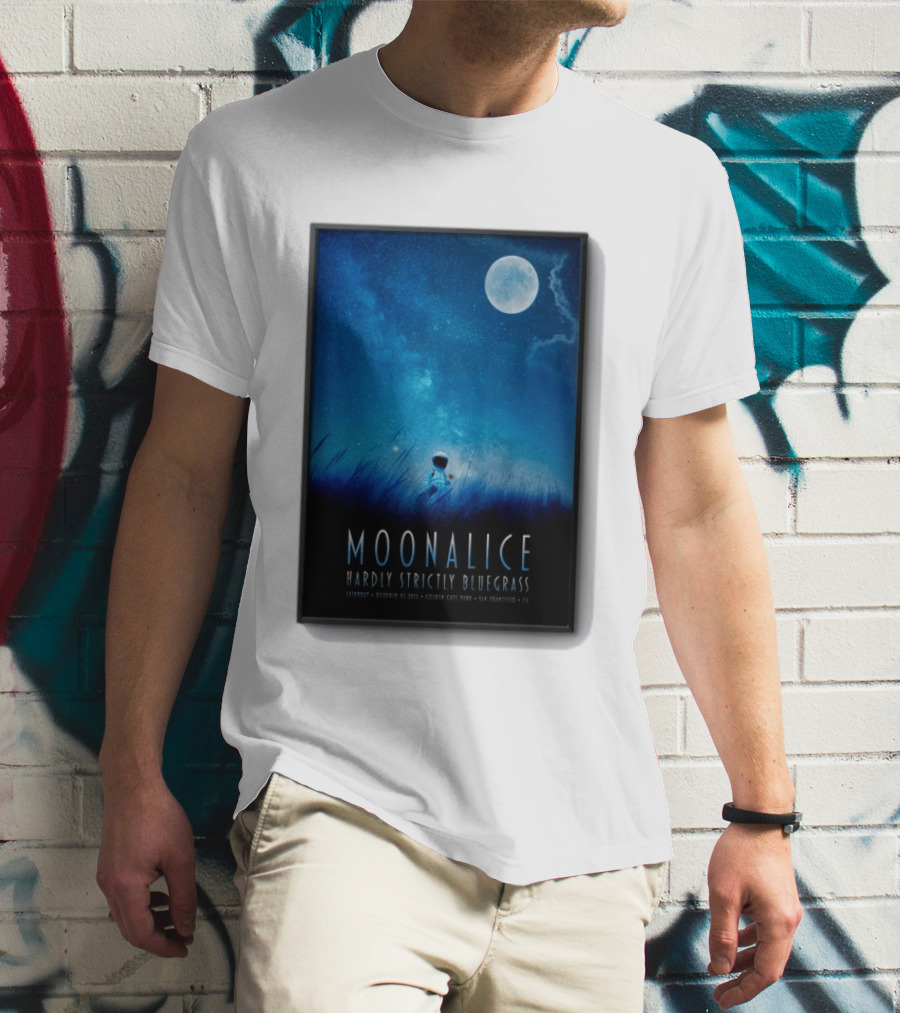 Original Moonalice Hardly Strictly Bluegrass October 3 2026 Golden Gate Park San Francisco CA T-Shirt