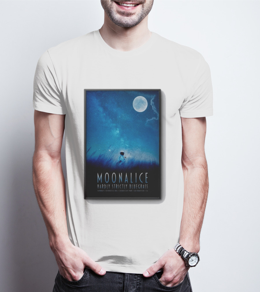 Original Moonalice Hardly Strictly Bluegrass October 3 2026 Golden Gate Park San Francisco CA T-Shirt