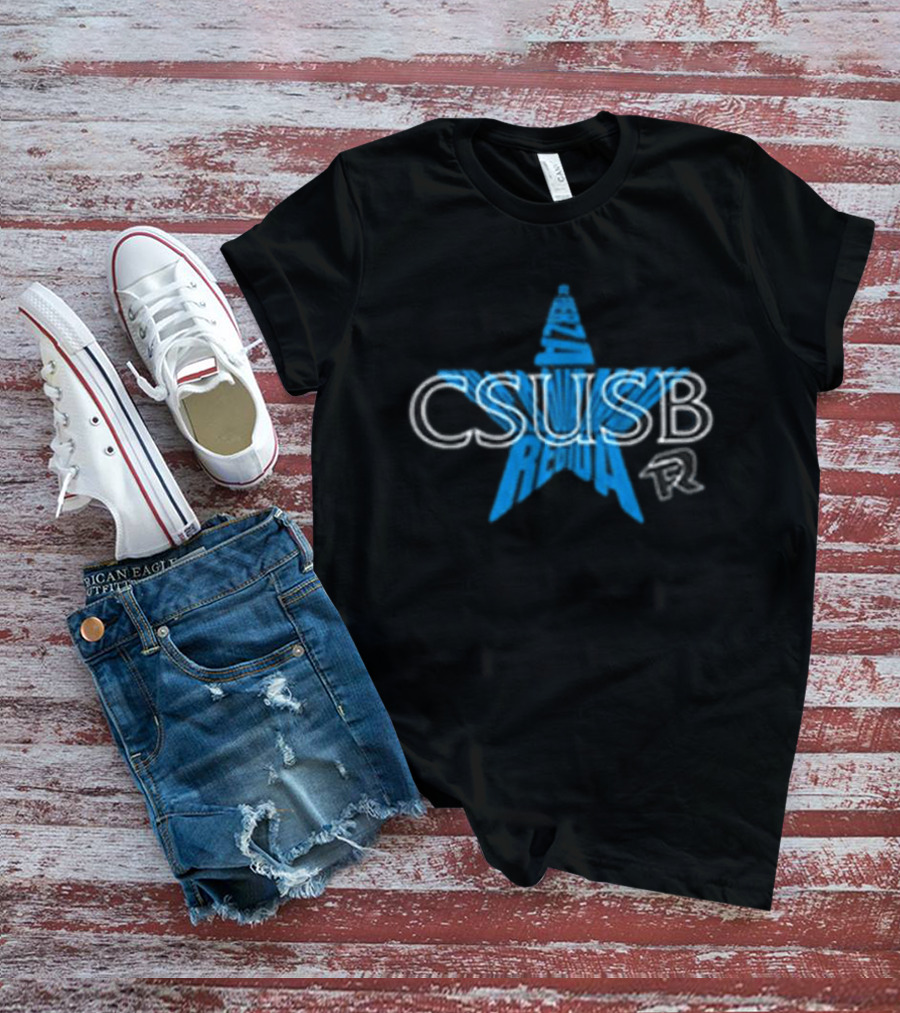 CSUSB X Fuerza Regida Star Burst Collaboration T-Shirt