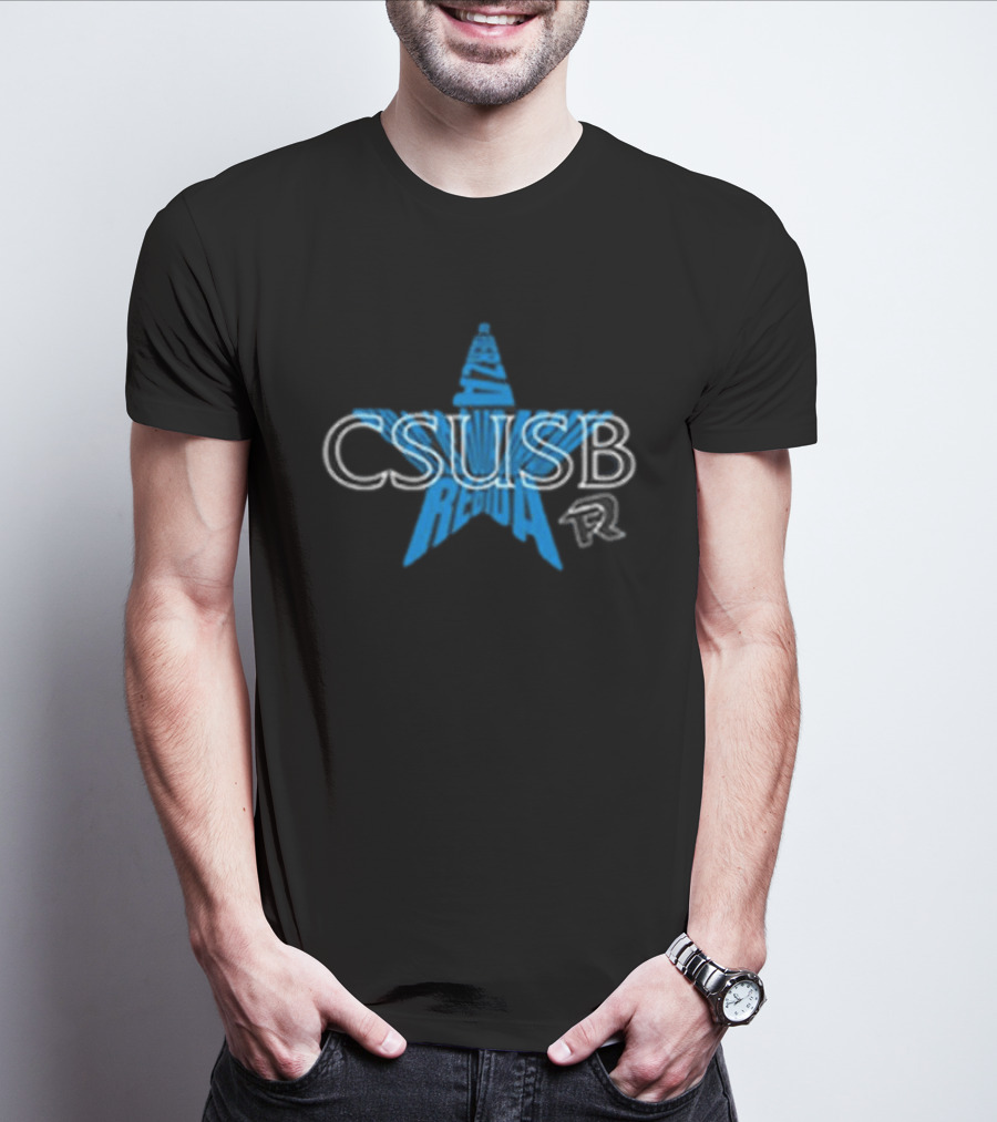CSUSB X Fuerza Regida Star Burst Collaboration T-Shirt