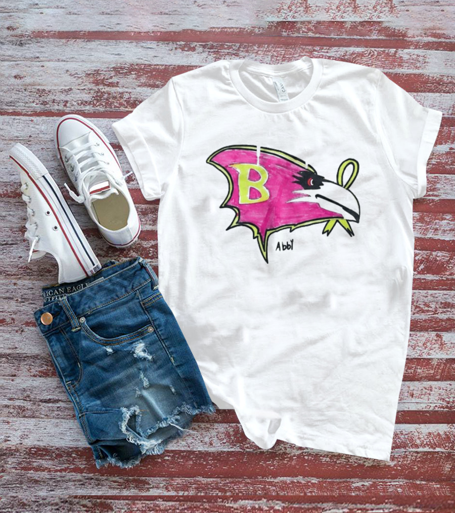Baltimore Ravens Pink Ribbon Abby B T-Shirt