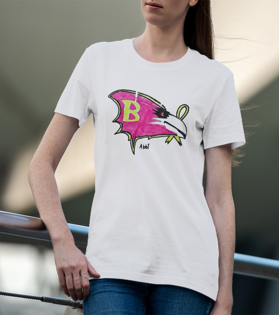 Baltimore Ravens Pink Ribbon Abby B T-Shirt