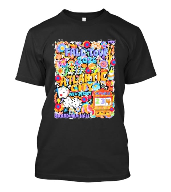 Fall Tour 2026 Atlantic City New Jersey Boardwalk Hall October 2 3 4 Phish Boardwalk Ball T-Shirt