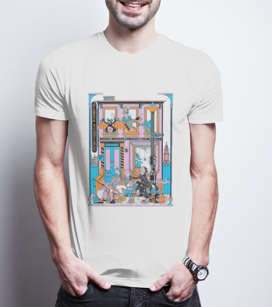 Circa Survive Halloween Street Scene Tnt Store T-Shirt