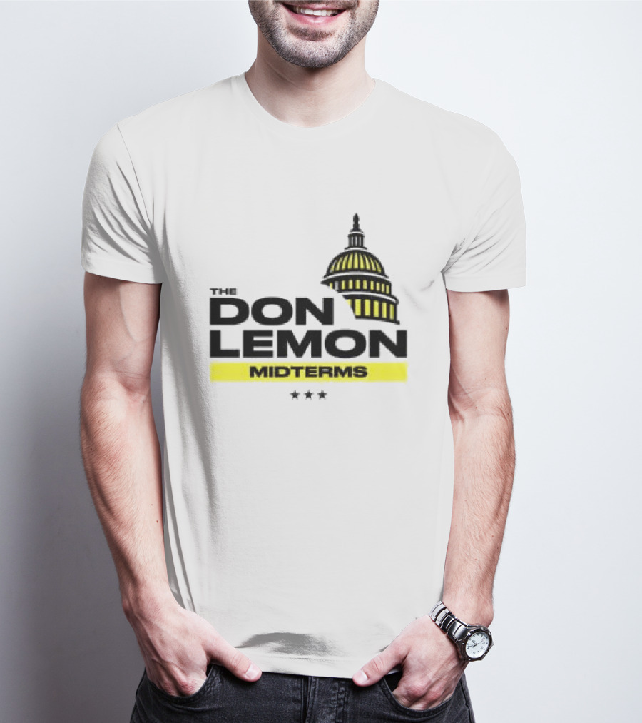 Don Lemon Midterms Capitol Illustration With Stars T-Shirt